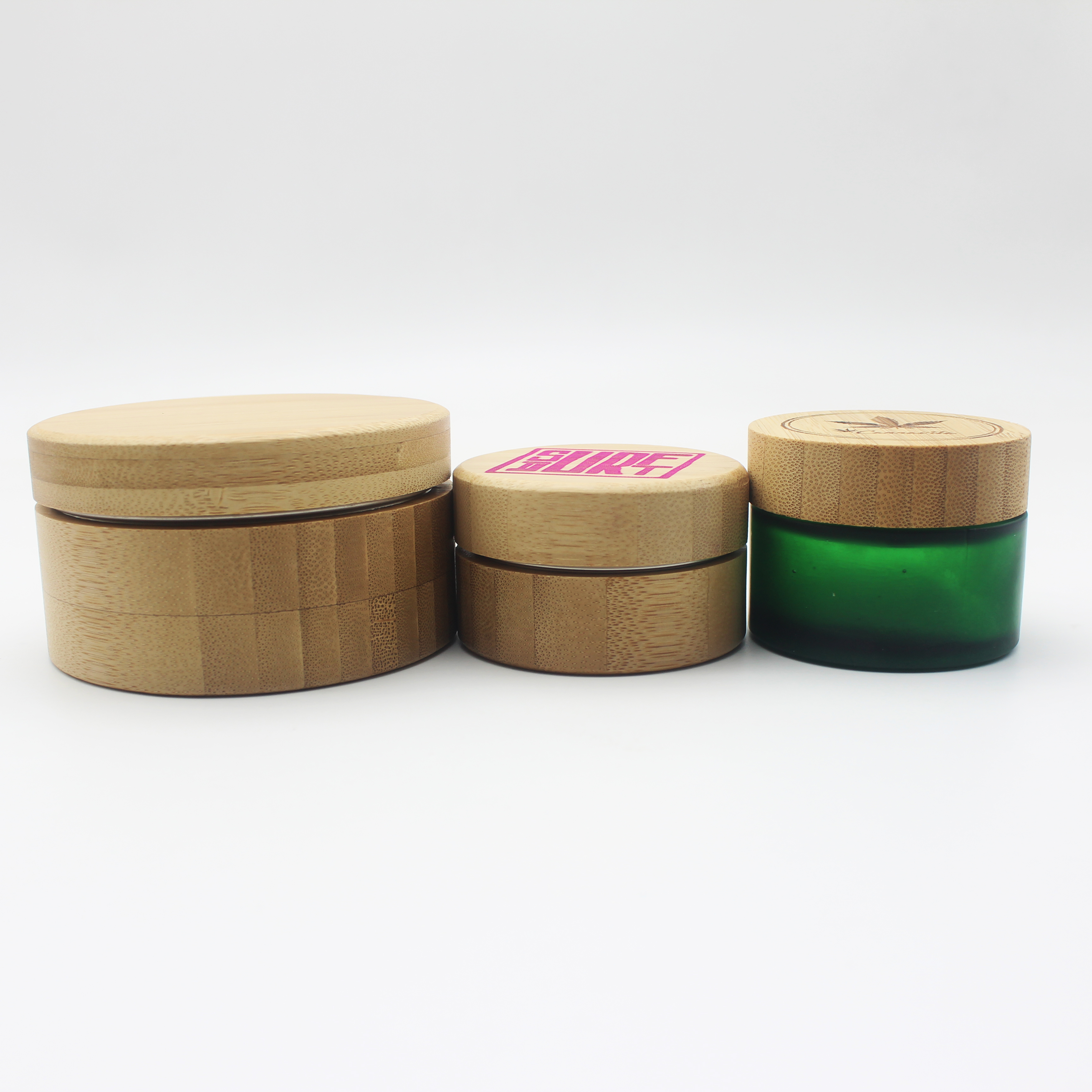 20g 30g 50g 100g 120g 150g 200g 300g 400g big size aluminum inner cosmetic bamboo cream ja BP-367K