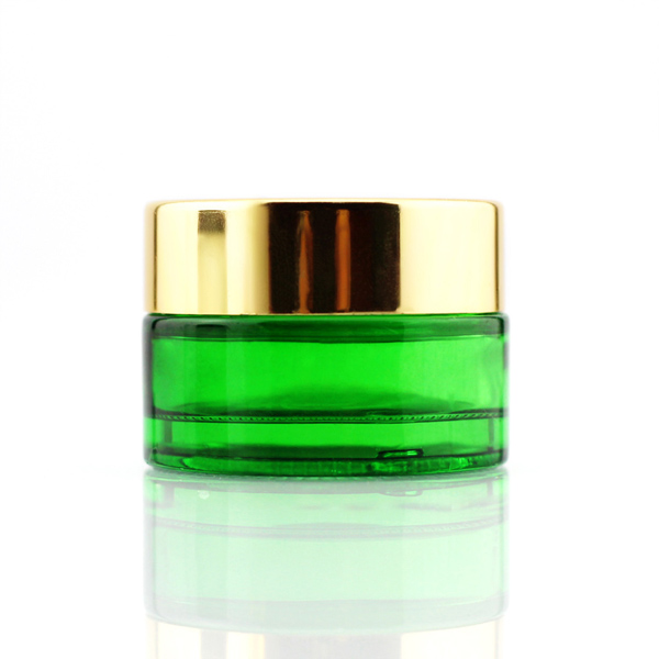20g 30g 50g 100g Green Blue Amber Black Coloured Glass Cosmetic Cream Jars