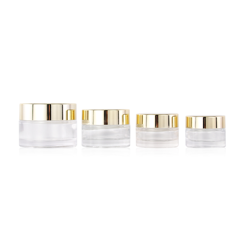 20g 30g 50g 100g clear cosmetic packaging skin care cream jar with screw top lid