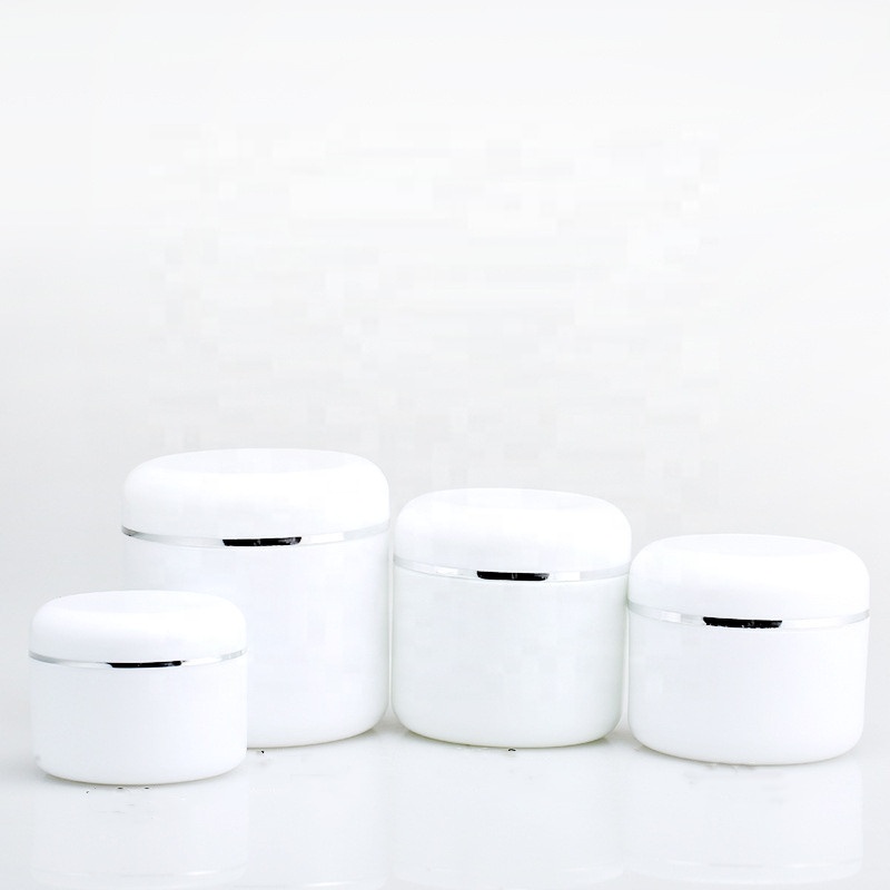 20g 30g 50g 100ml 150g 200ml 200g 250g 300g 500g white facial empty plastic cosmetic cream jar