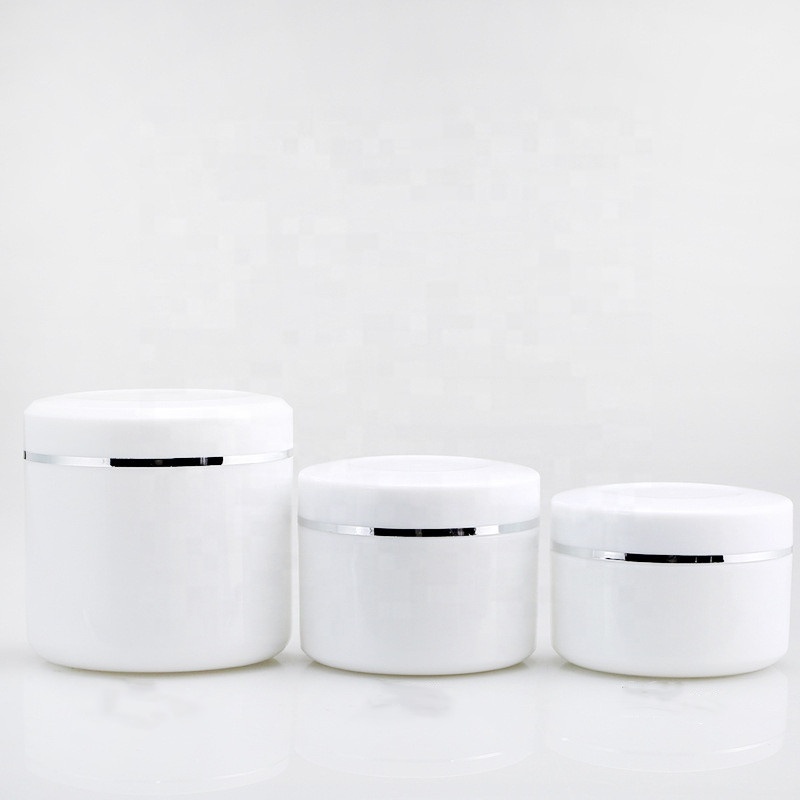 20g 30g 50g 100ml 150g 200ml 200g 250g 300g 500g white facial empty plastic cosmetic cream jar