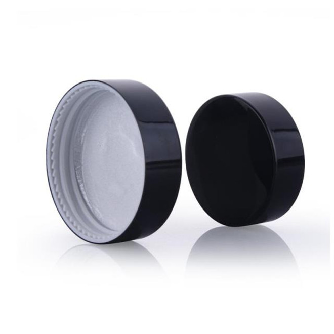 20g 30g 50g 60g amber cream glass jar for glass cosmetic jar with black lid