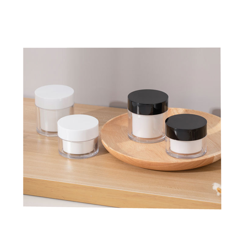 20g 30g 50g PET double wall facial cream jar, facial mask container