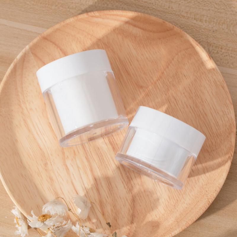20g 30g 50g PET double wall facial cream jar, facial mask container