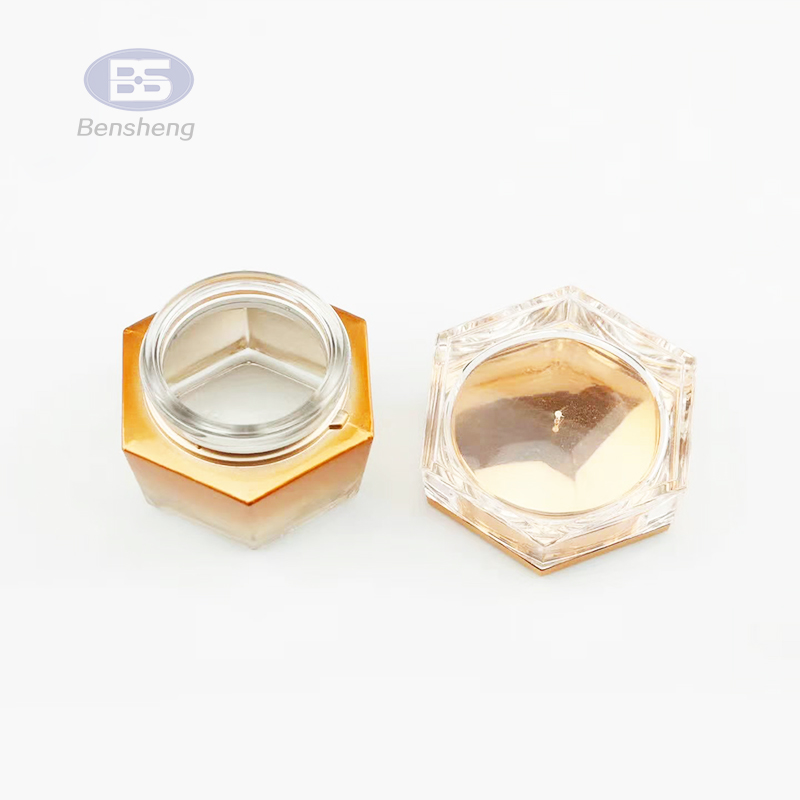 20g 30g 50g clear amber cosmetics face cream eye cream packaging glass jar