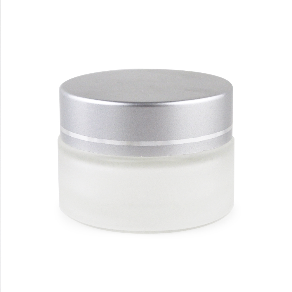 20g 30g 50g frosted glass jar for cosmetics cream