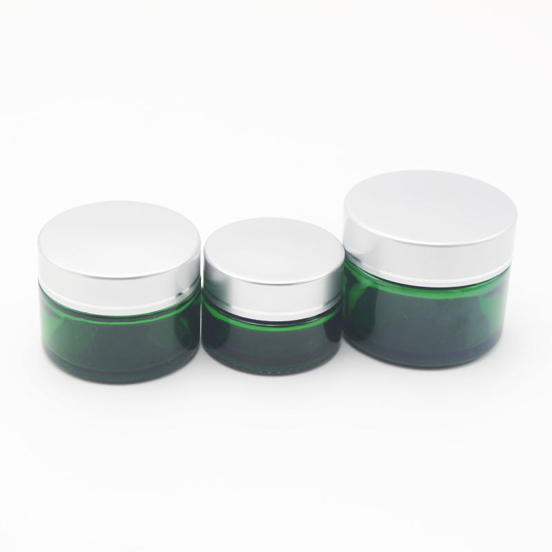 20g 30g 50g in stock 4 oz 120ml green blue clear black candle glass jar with lid MGJ-487T