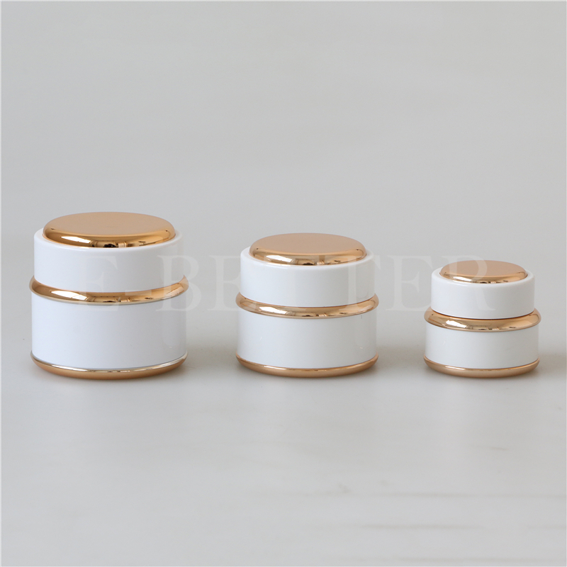 20g 30g 50g luxury beauty white facial mask container empty anti acne jar for skin care