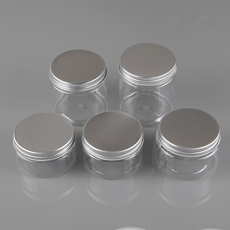 20g 30g small PET cosmetic jar with aluminum cap