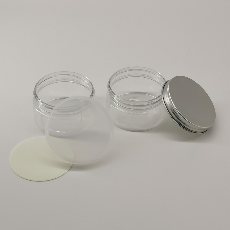 20g 30g small PET cosmetic jar with aluminum cap