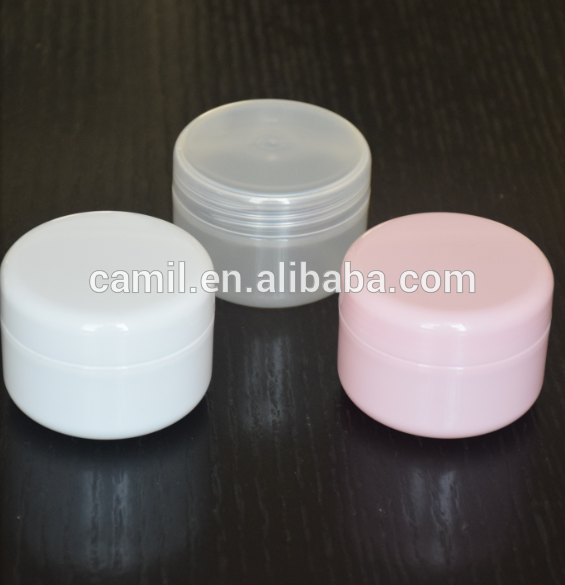 20g 50g 100g 150g 250g white cosmetic jars plastic 100ml pp cream body jars cosmetic containers