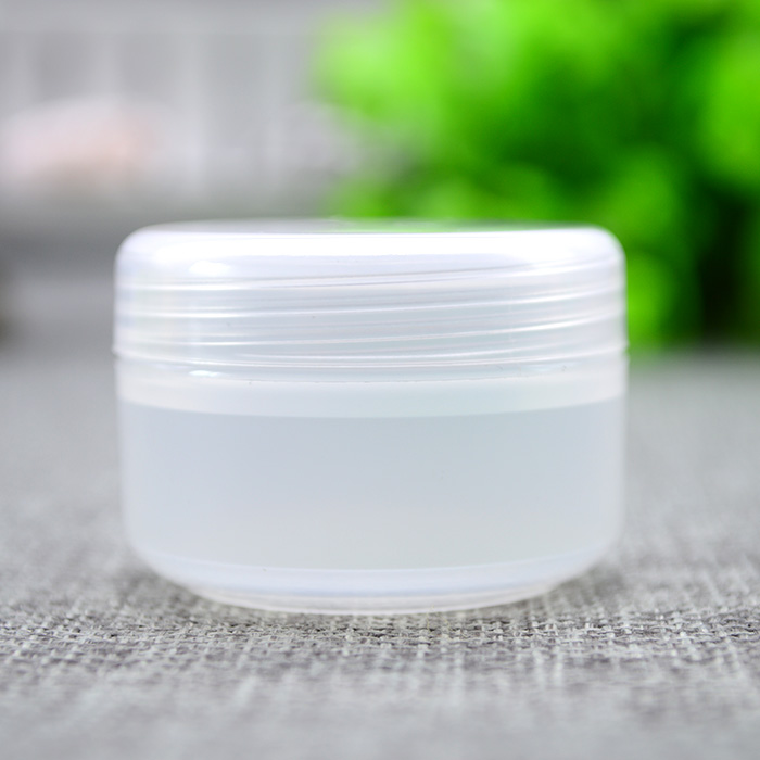 20g 50g 100g 250g empty plastic PP cream cosmetic plastic jar with lid