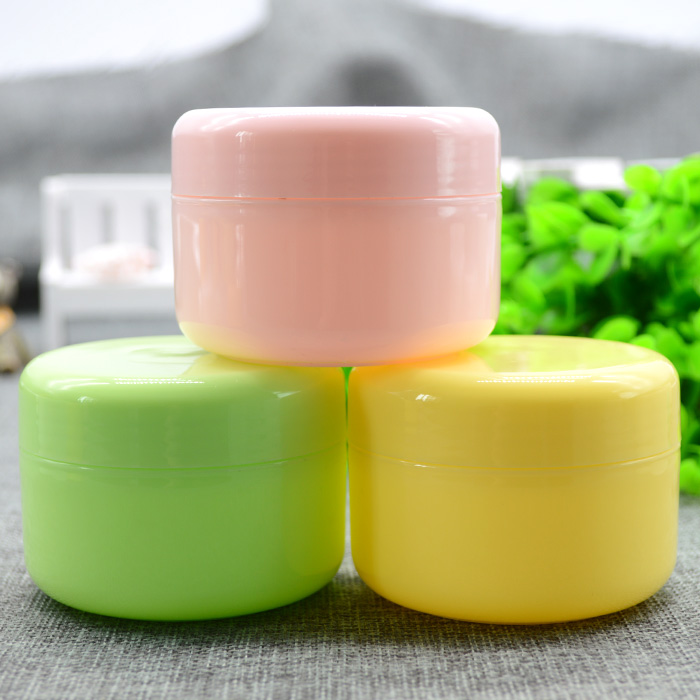 20g 50g 100g 250g empty plastic PP cream cosmetic plastic jar with lid