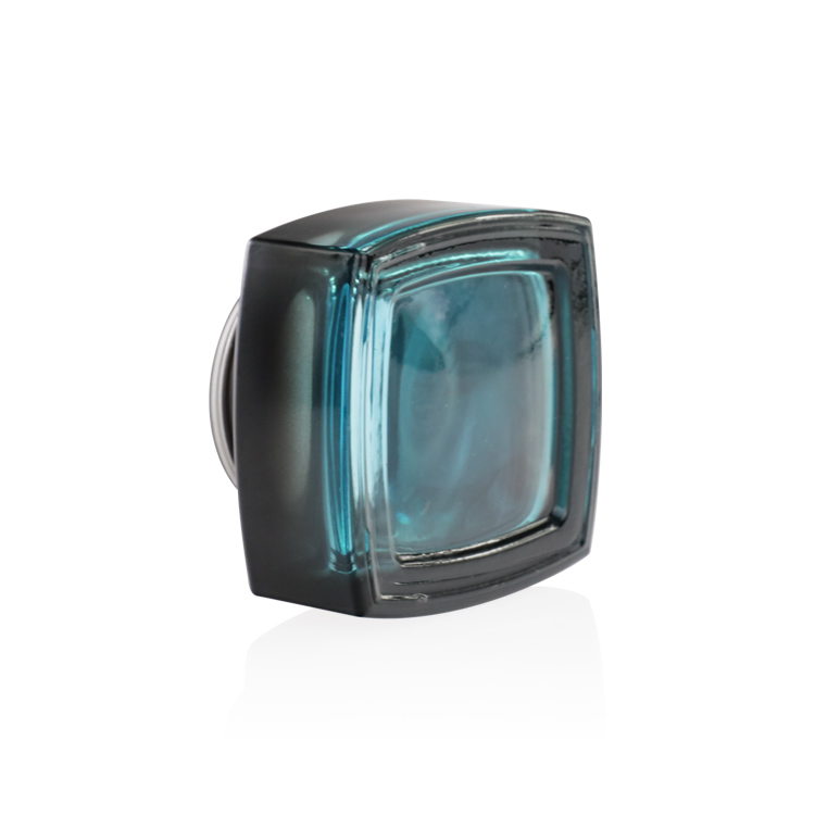 20g 50g 100g Glass Cosmetic Jar Black Cosmetic Jar Glass Glass Jar Square Cosmetic Skincare Cream Glass Jars Cosmetic Containers