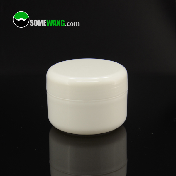 20g 50g 100g wholesale customized empty double wall plastic skin care cream jar