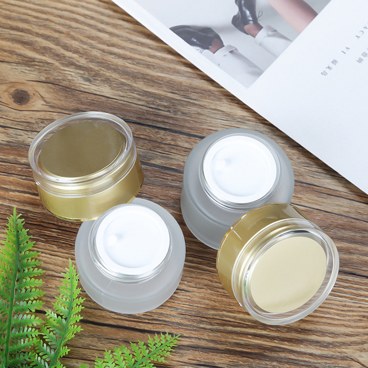 20g Cheap Moisturizing Facial Cream Bottle Cosmetic Double Wall Cream Glass Jar 30 G