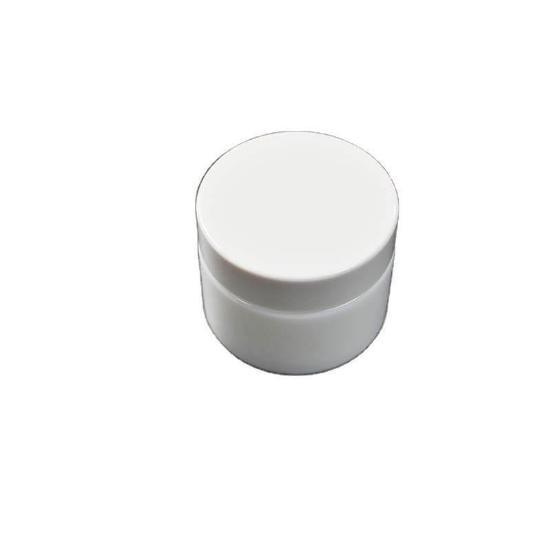 20g Cosmetics Cream Glass Bottles and Jars White Porcelain Jar Opal Glass Jar Fancy Glass Cosmetic Bottle