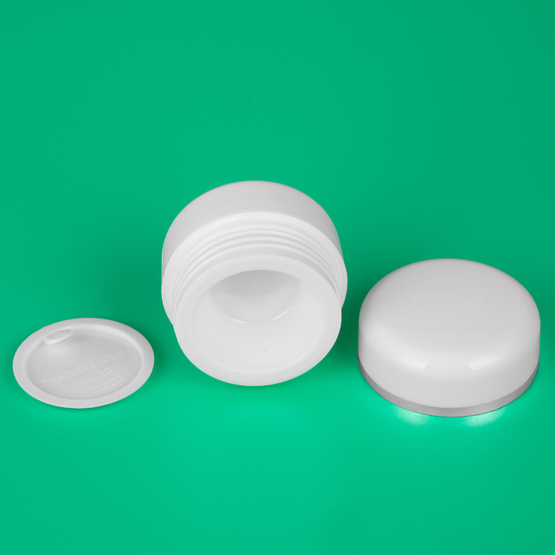 20g Hot Sale Customied Elegant Basic White Empty Plastic Cosmetic Face Cream Jar