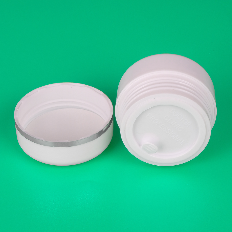 20g Hot Sale Customied Elegant Basic White Empty Plastic Cosmetic Face Cream Jar