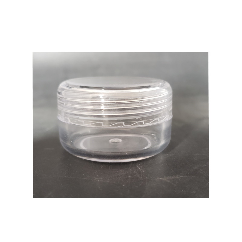 20g PS empty clear cream jar, plastic round facial cream jar, transparent eye cream container