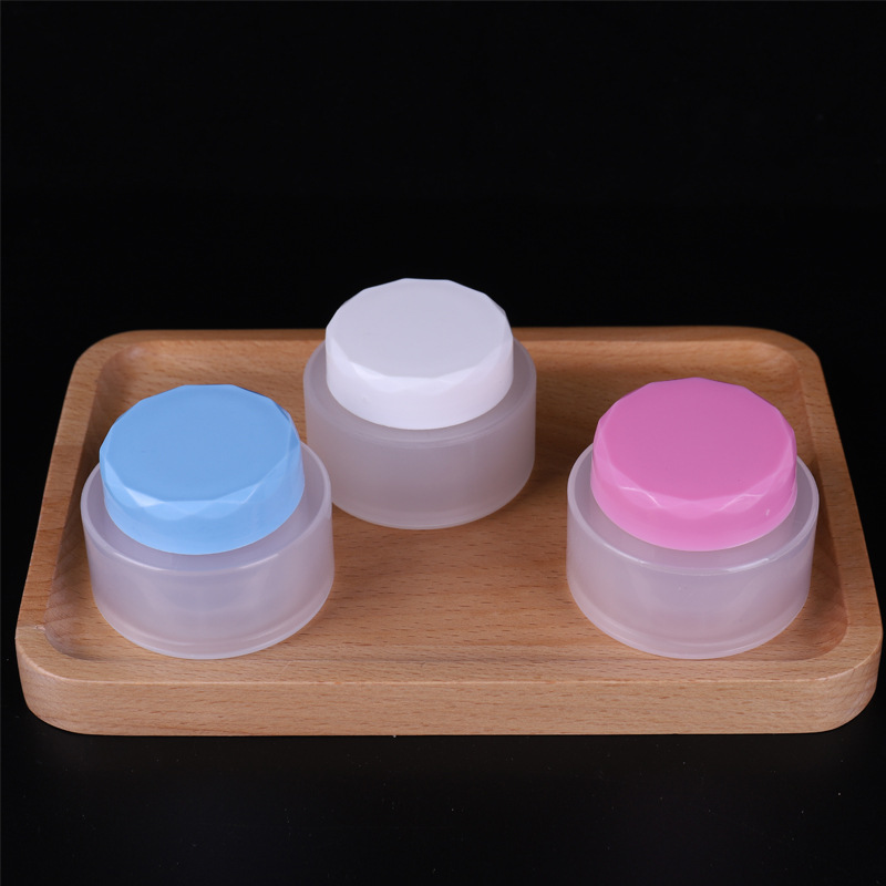 20g Plastic PP Frosted Double Wall cosmetic packaging cream jar