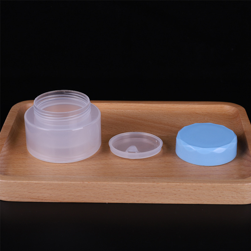 20g Plastic PP Frosted Double Wall cosmetic packaging cream jar