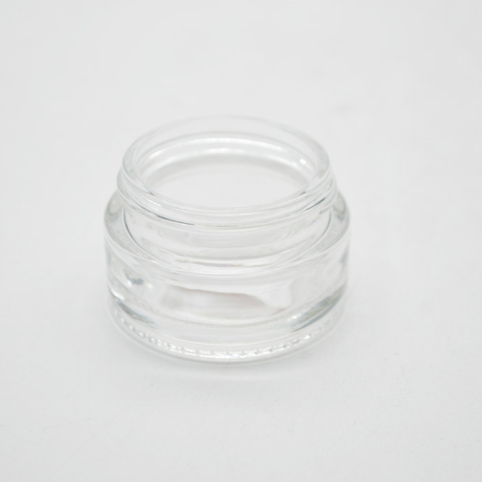 20g Round Empty Glass Refillable Cream Facial Makeup Lotion Container Cosmetic Jars