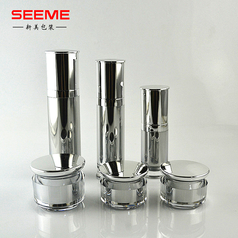 20g acrylic cosmetic jar mushroom shape acrylic cosmetic facial cream jar skincare packaging