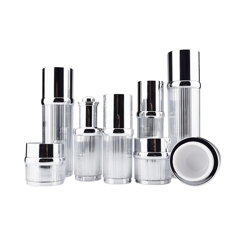 20g custom label luxury unique white acrylic makeup container cosmetic cream jar