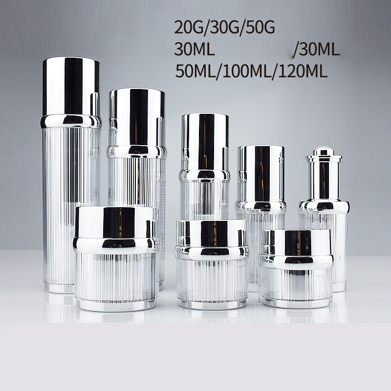 20g custom label luxury unique white acrylic makeup container cosmetic cream jar