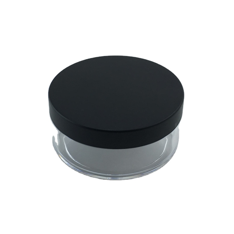 20g plastic clear transparent frosted make up powder case cosmetic jar