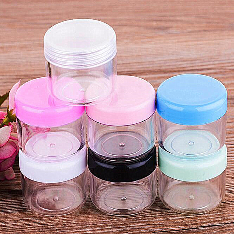 20g plastic container medicine balm cosmetic cream jars with colorful caps
