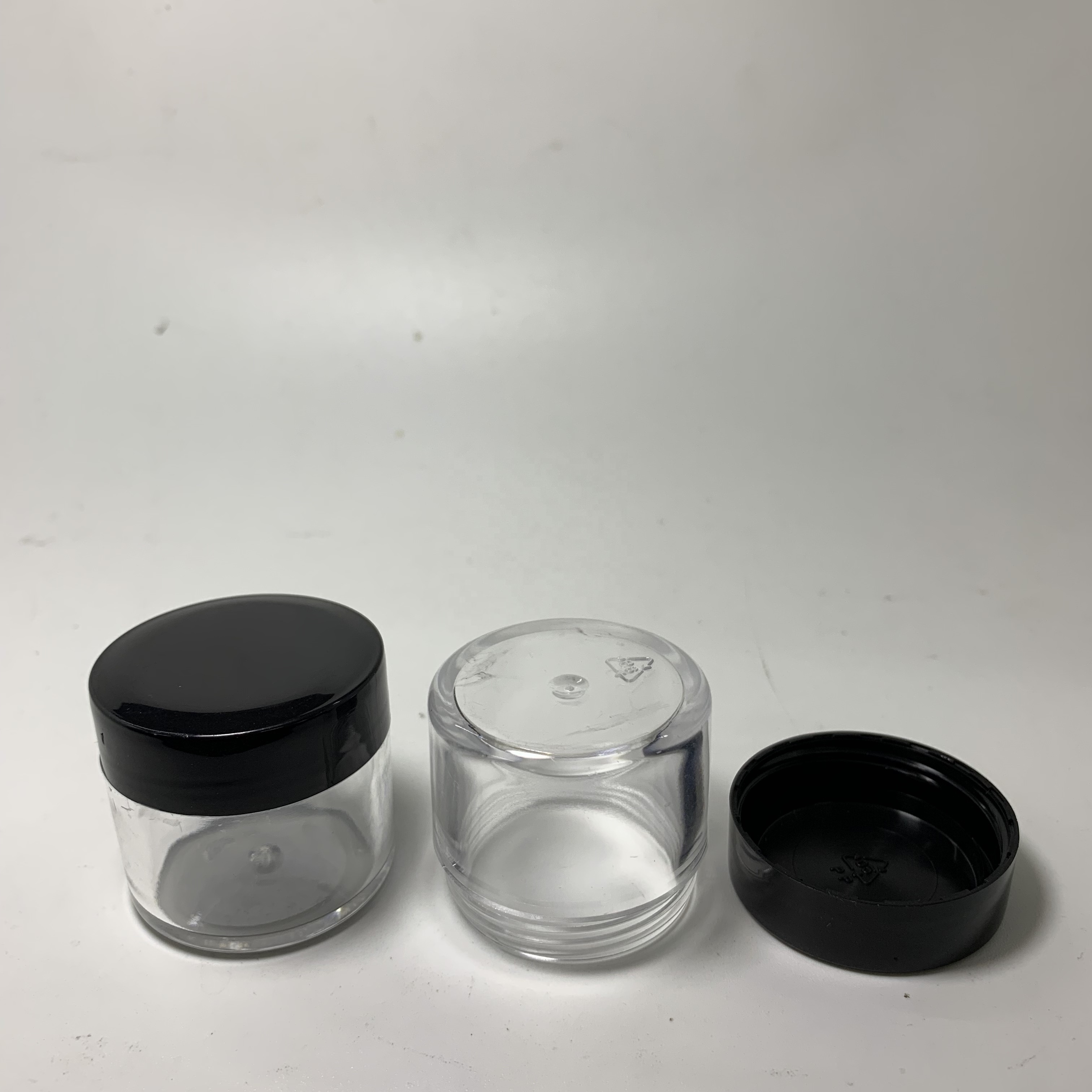 20g plastic empty round cosmetic cream jars