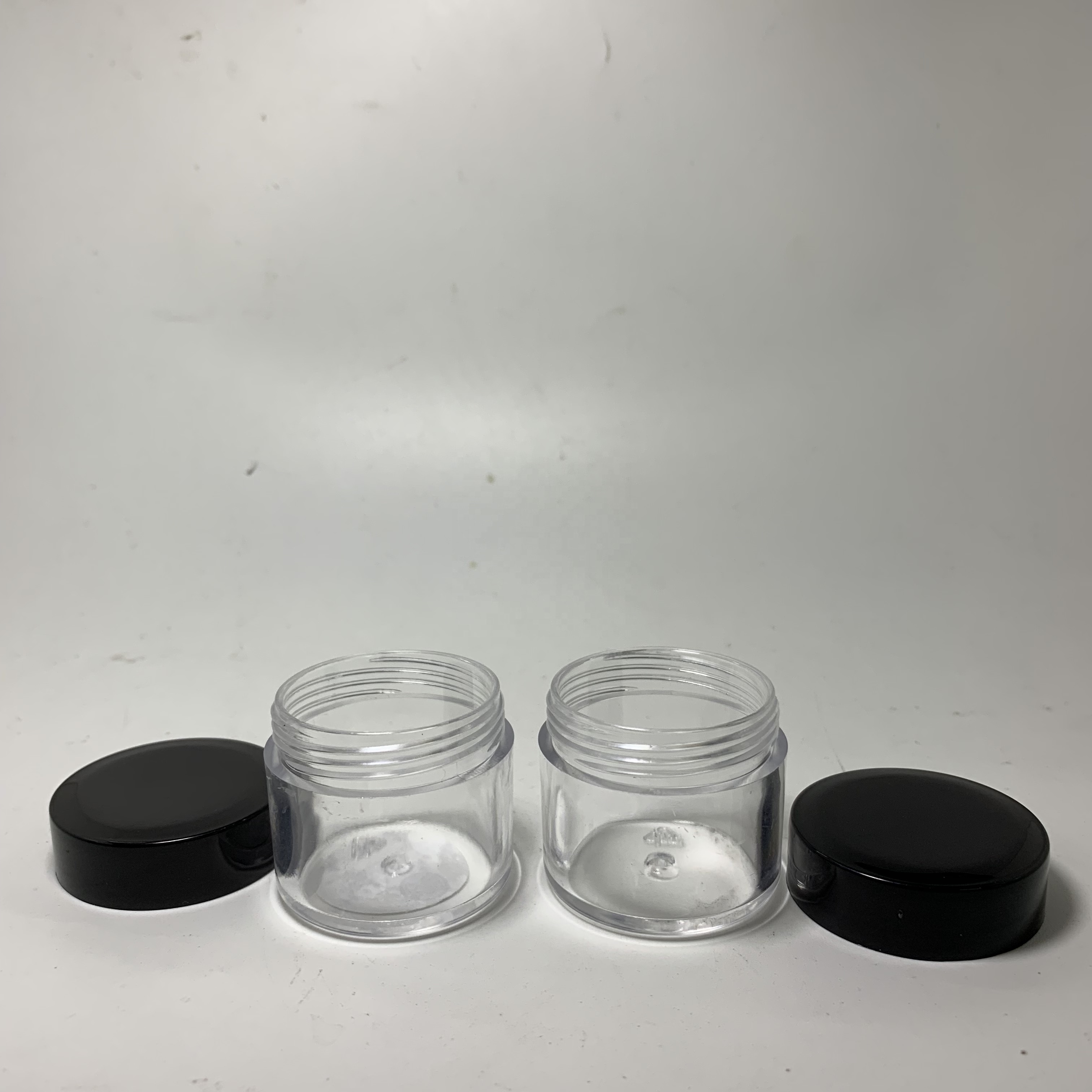 20g plastic empty round cosmetic cream jars