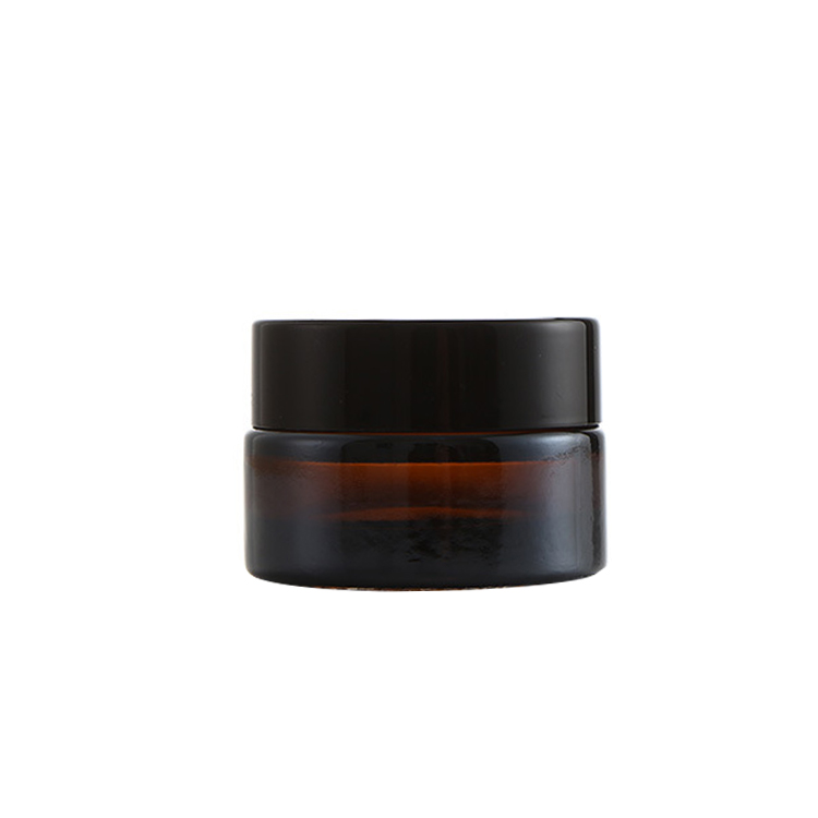 20g round wholesale glass cosmetic cream jar  with UV cap