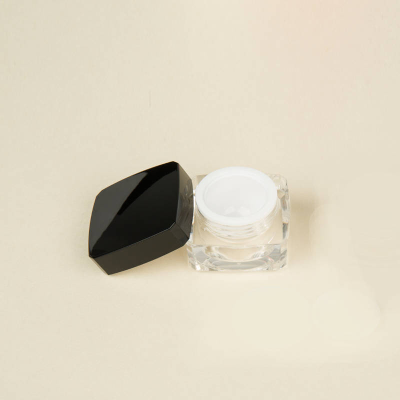 20g square acrylic pot 20gram acrylic jar plastic cosmetic cream jar with screw cap # 10g 15g 20g 50g available