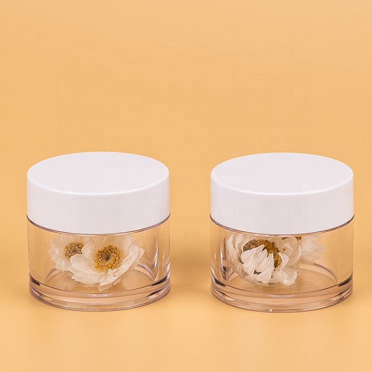 20g wholesale skincare natural PETG jars for cosmetic packaging jar