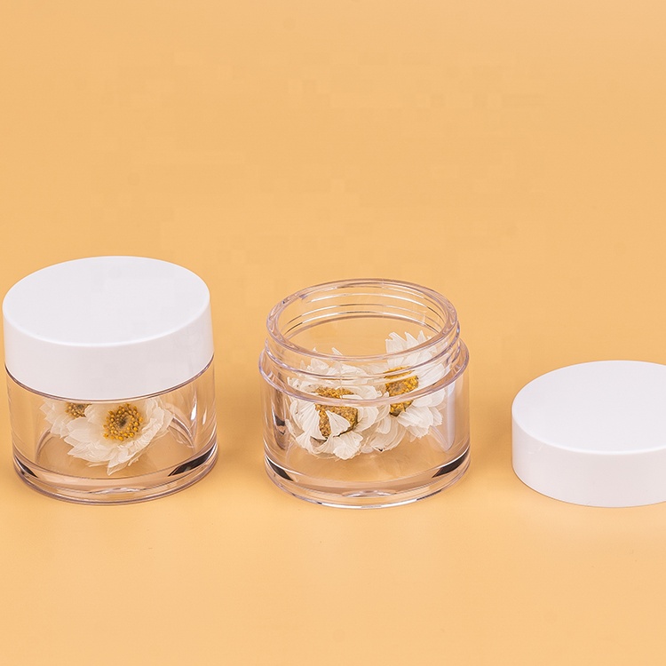20g wholesale skincare natural PETG jars for cosmetic packaging jar