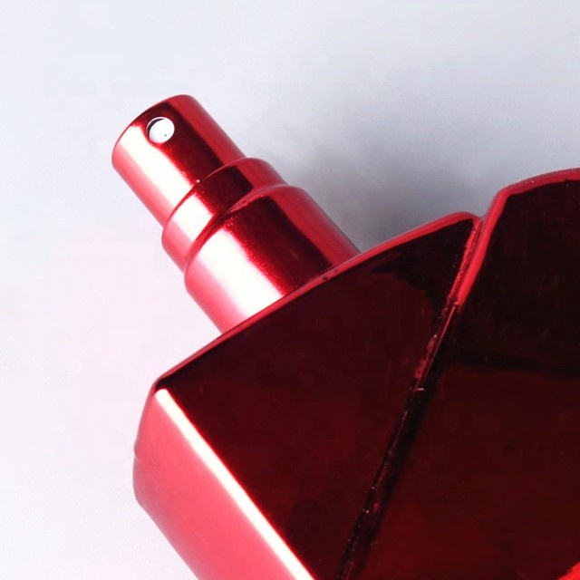 20ml 25ml Glass Vials Shining Colored Heart Shaped Refill Empty Atomizer Spray Perfume Bottle