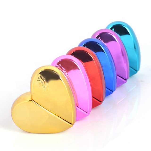 20ml 25ml refilled Aluminum spray perfume bottles with heart shaped