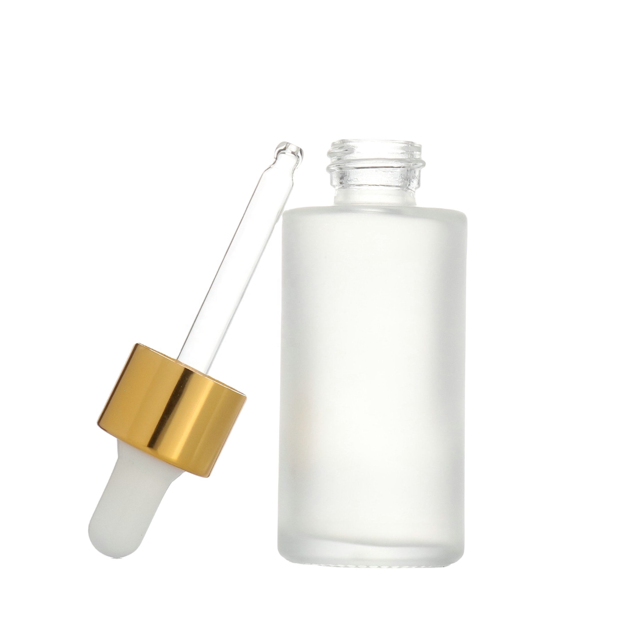 20ml 30ml 40ml 50ml 60ml 80ml 100ml 120ml Clear Cosmetic Packaging Frosted Glass pump spray bottle