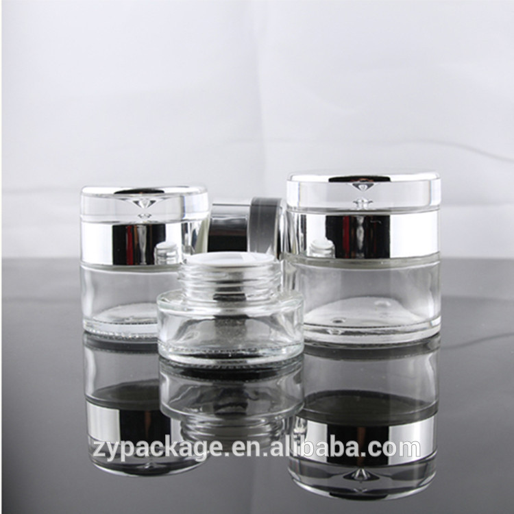20ml 30ml 40ml 50ml 60ml 80ml 100ml 120ml Cosmetic Glass Bottles 20g 30g 50g Cosmetic Glass Jars With Wholesale Price