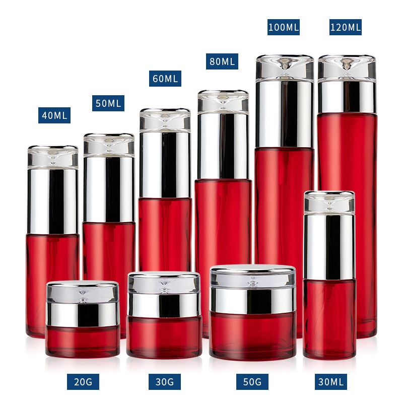 20ml 30ml 40ml 50ml 60ml 80ml 100ml 120ml Cosmetic Glass Bottles 20g 30g 50g Cosmetic Glass Jars With Wholesale Price