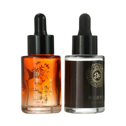 20ml 30ml 40ml 50ml 60ml 80ml 100ml 120ml skincare package 30ml glass serum bottles 1oz dropper bottle with logo printing