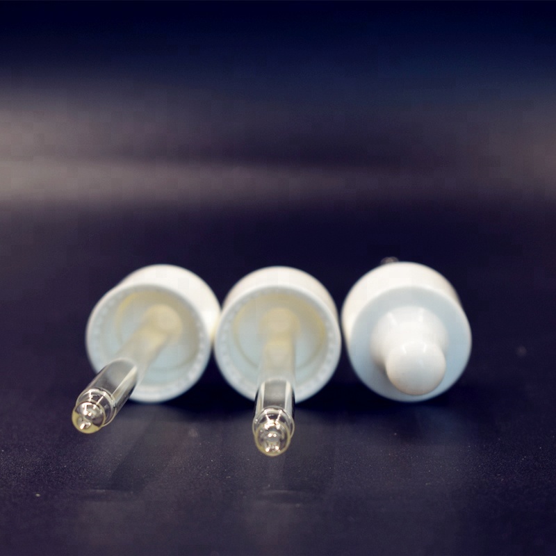 20ml 30ml 40ml 50ml 60ml 80ml Luxury empty frost flat shoulder cosmetic glass dropper bottle with White Pipette for oil