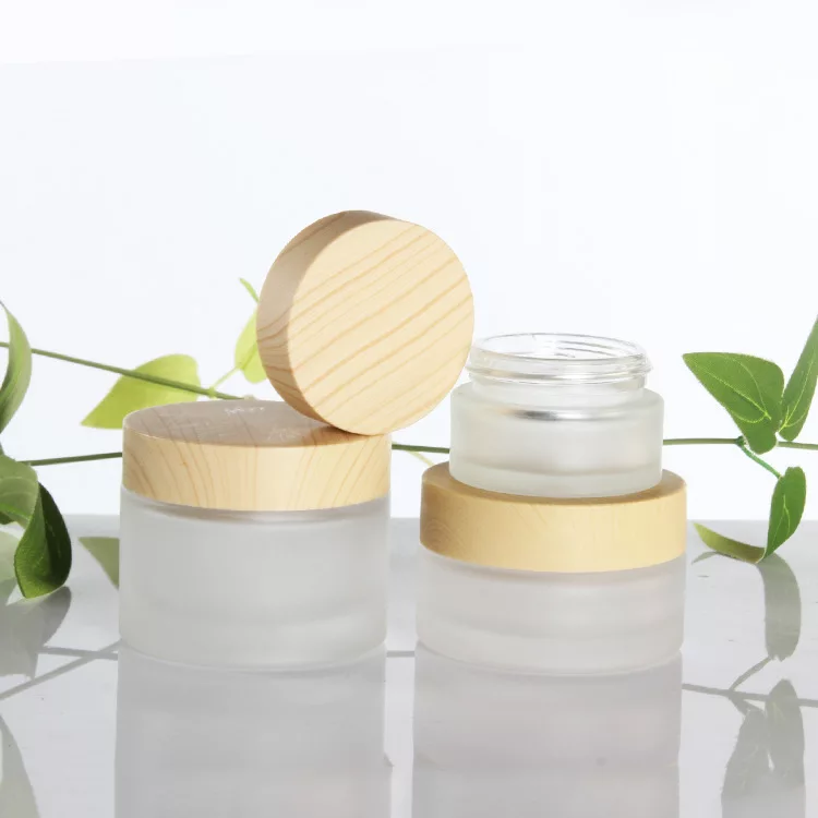 20ml 30ml 40ml 60ml 80ml 100ml 120ml 20g 30g50g wood grain cosmetics glass bottle travel set