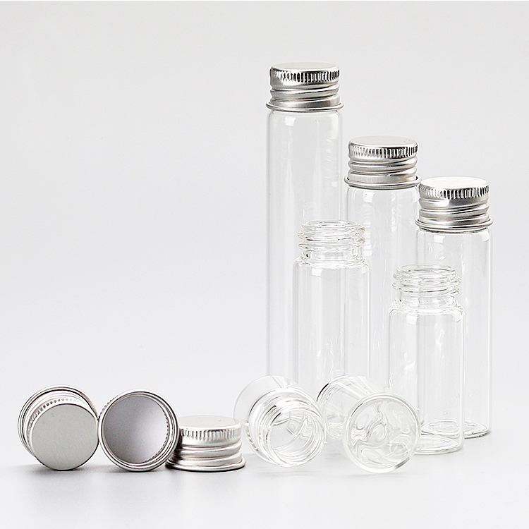 20ml 30ml 50ml 100ml  250ml clear tubular glass vials