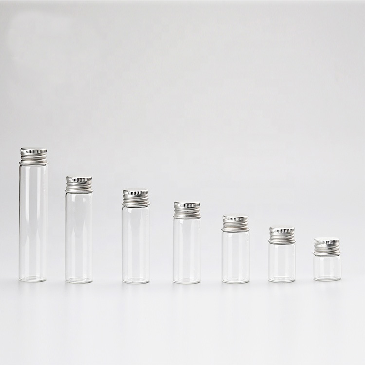 20ml 30ml 50ml 100ml 250ml clear tubular glass vials