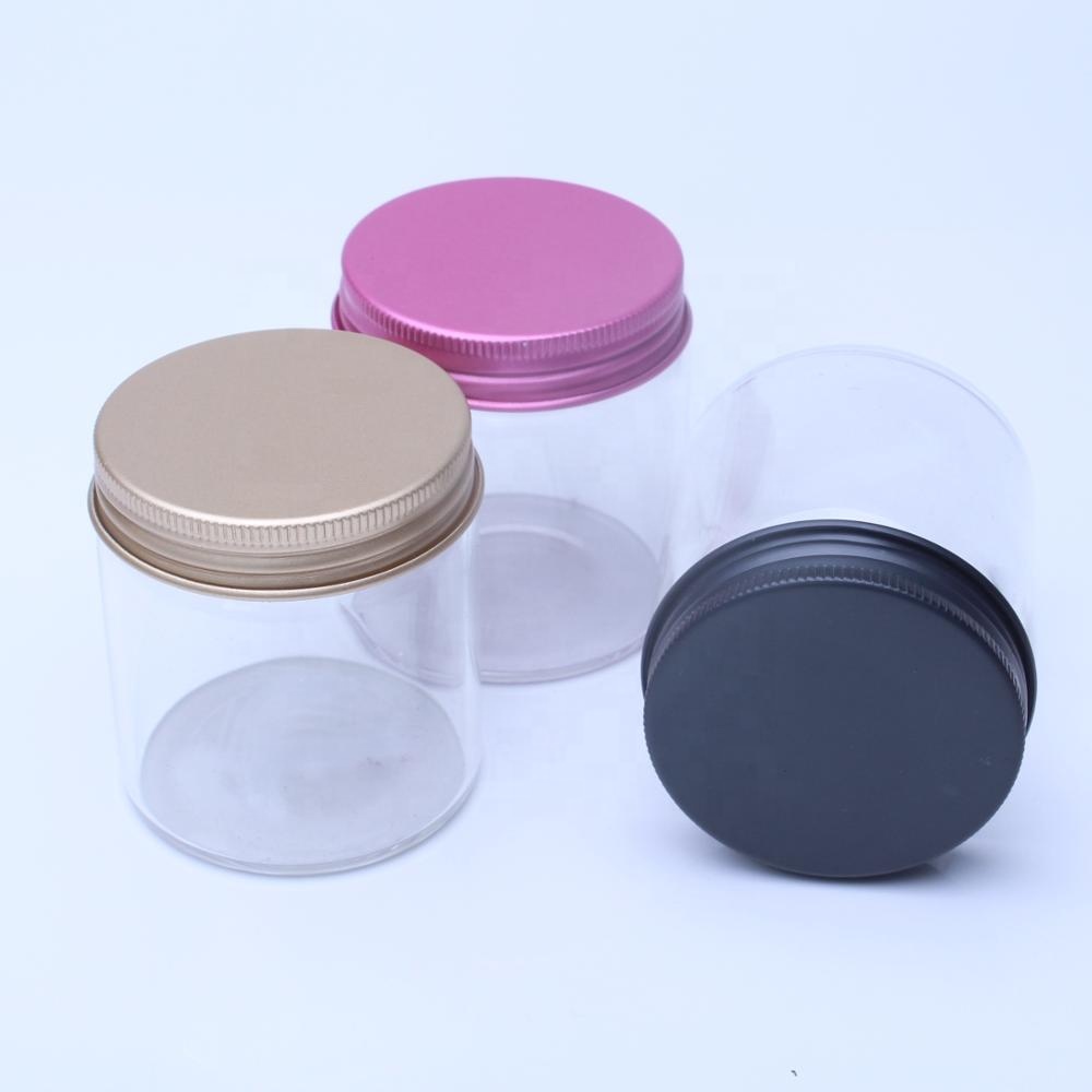 20ml/30ml/50ml/100ml Small Borosilicate Glass Bottle Candy Jar With Aluminum Screw Cap