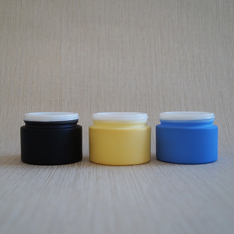 20ml 30ml 50ml 100ml facial cream jar white Porcelain glass cosmetic cream jar
